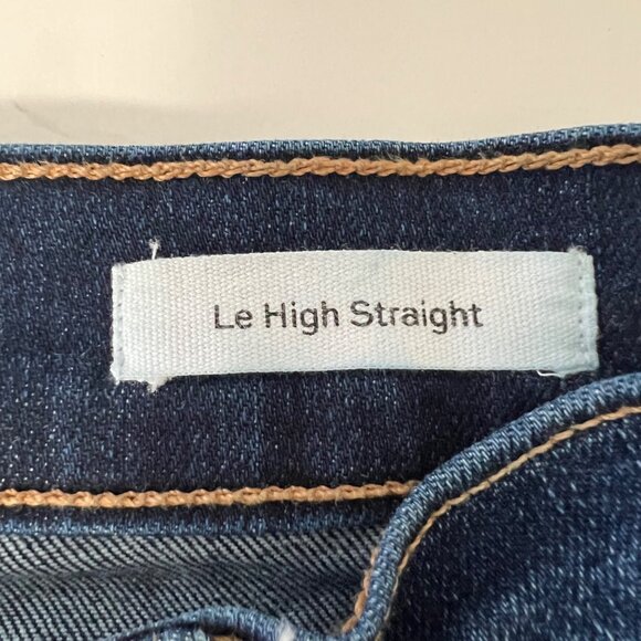 Frame Denim Womens Le High Rivet Ankle Straight Leg Jeans Mano Wash size 25 - Picture 12 of 15